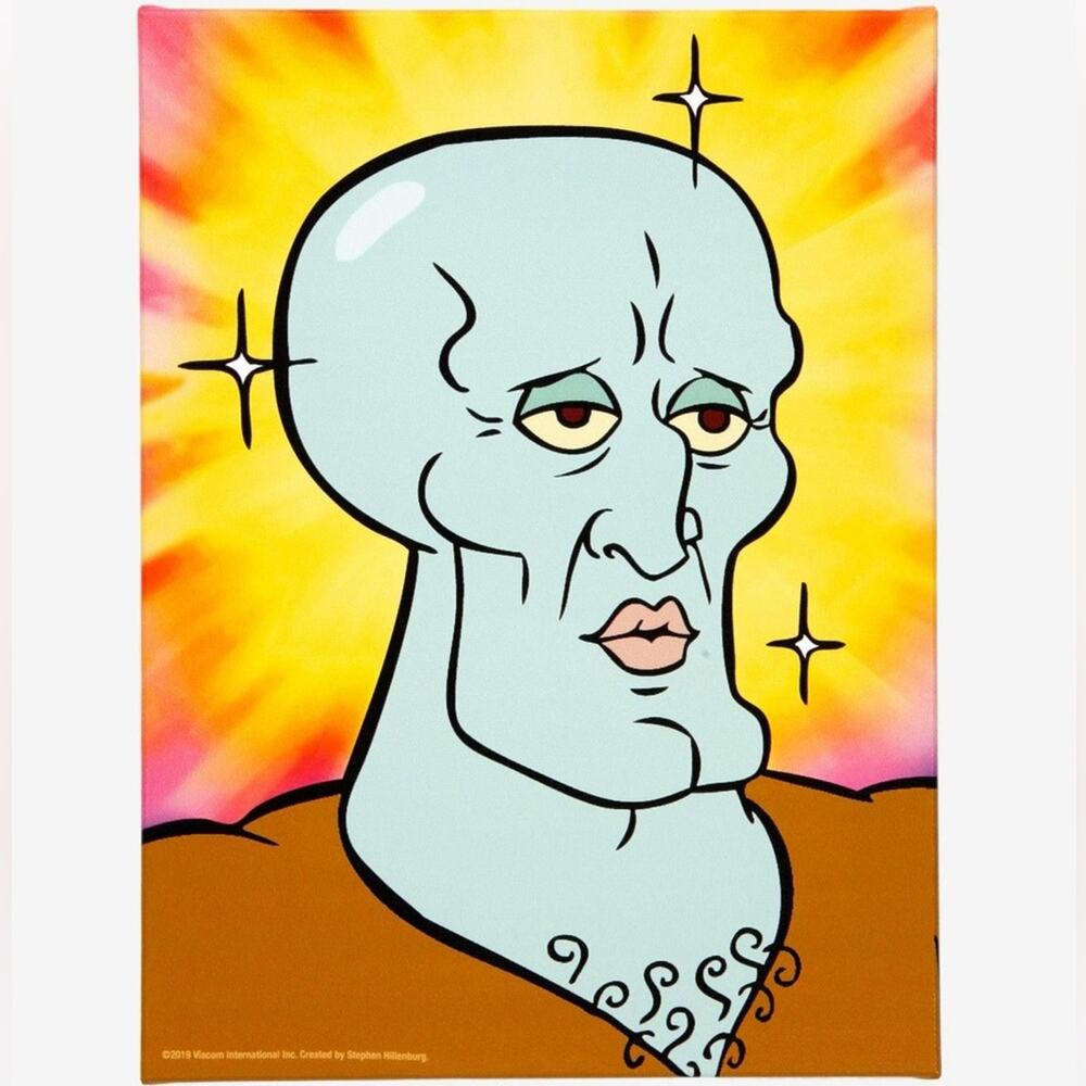 SpongeBob SquarePants Handsome Squidward Mini Canvas Art